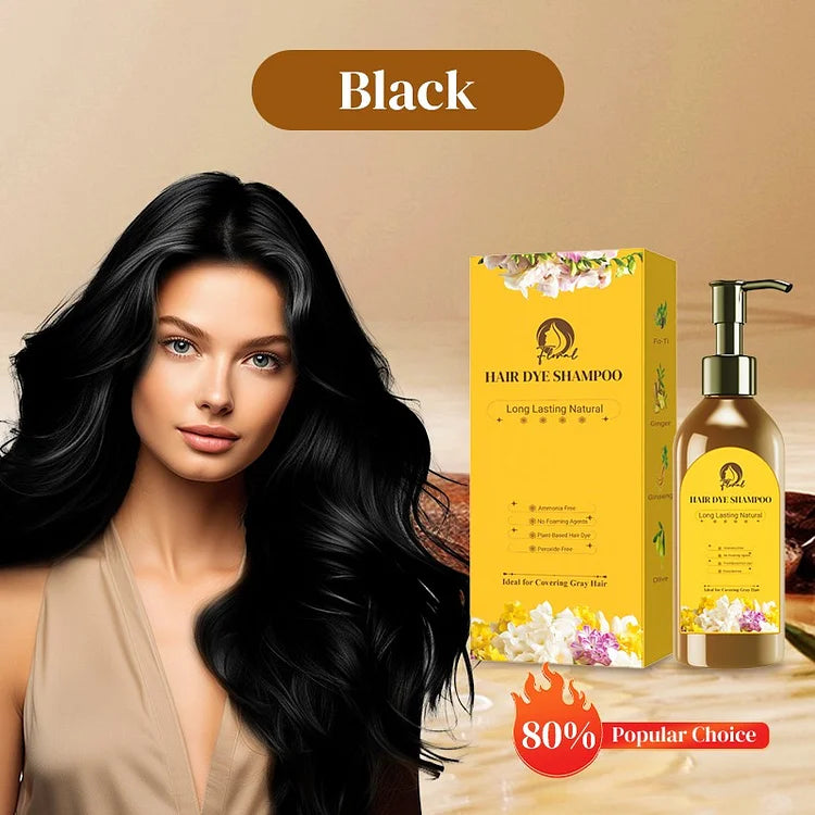 Long Lasting Natural Hair Dye Shampoo (Pack of 2)