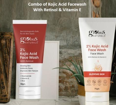 Kojic Acid Face Wash 125g (Pack of 2) – Brightening & Dark Spot Removal