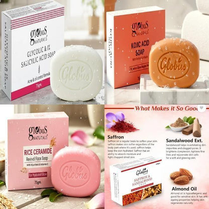Rice Ceramide & Kojic Acid Skincare Combo (Pack of 4) – Glow, Repair & Clear Skin