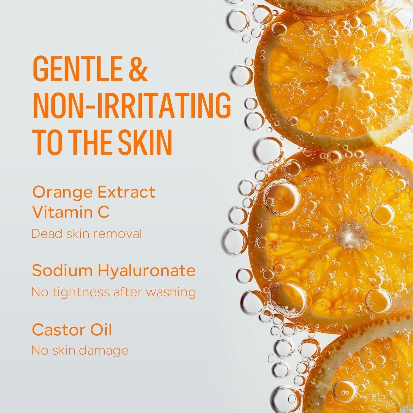 Orange Enzyme Exfoliating Brightening Gel 100g – Deep Cleanse, Glow & Pore Refining for All Skin Types