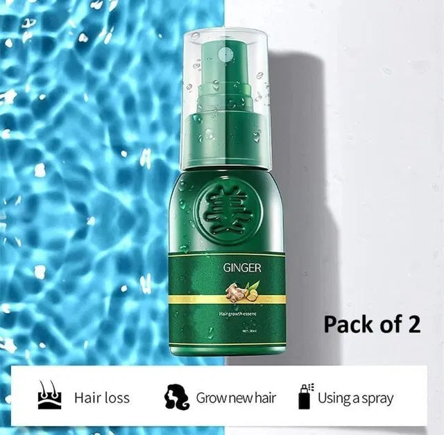 Hairpandora Shougagro Japanese Hair Growth Spray Pro – Pack of 2 | Ginger & Ginseng Hair Regrowth Serum