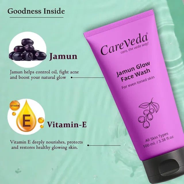 Jamun Glow Face Wash (100ml) – Brightening & Oil Control Cleanser