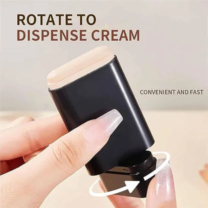 Korean 2 in 1 Glass Skin Foundation Stick | Lightweight Full Coverage