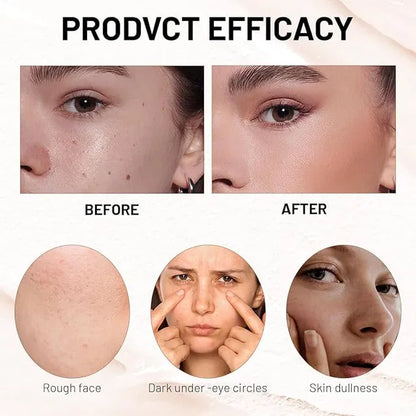 Korean 2 in 1 Glass Skin Foundation Stick | Lightweight Full Coverage