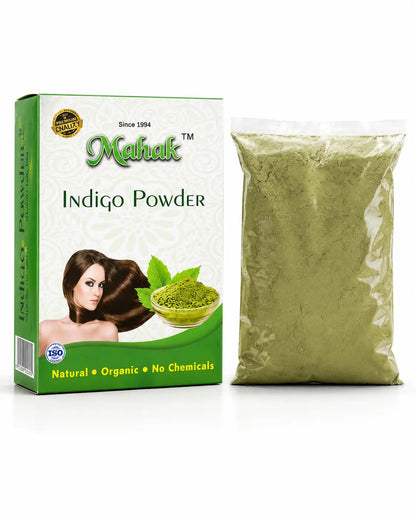 Natural Indigo Powder for Traditional Hair Care 80 gm with herbal hair coloring and scalp care