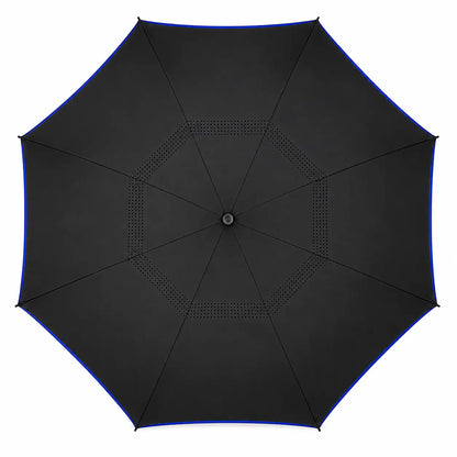 Windproof Reverse Umbrella with C-Shaped Handle | Upside Down Double Layer Umbrella (1 Pc)