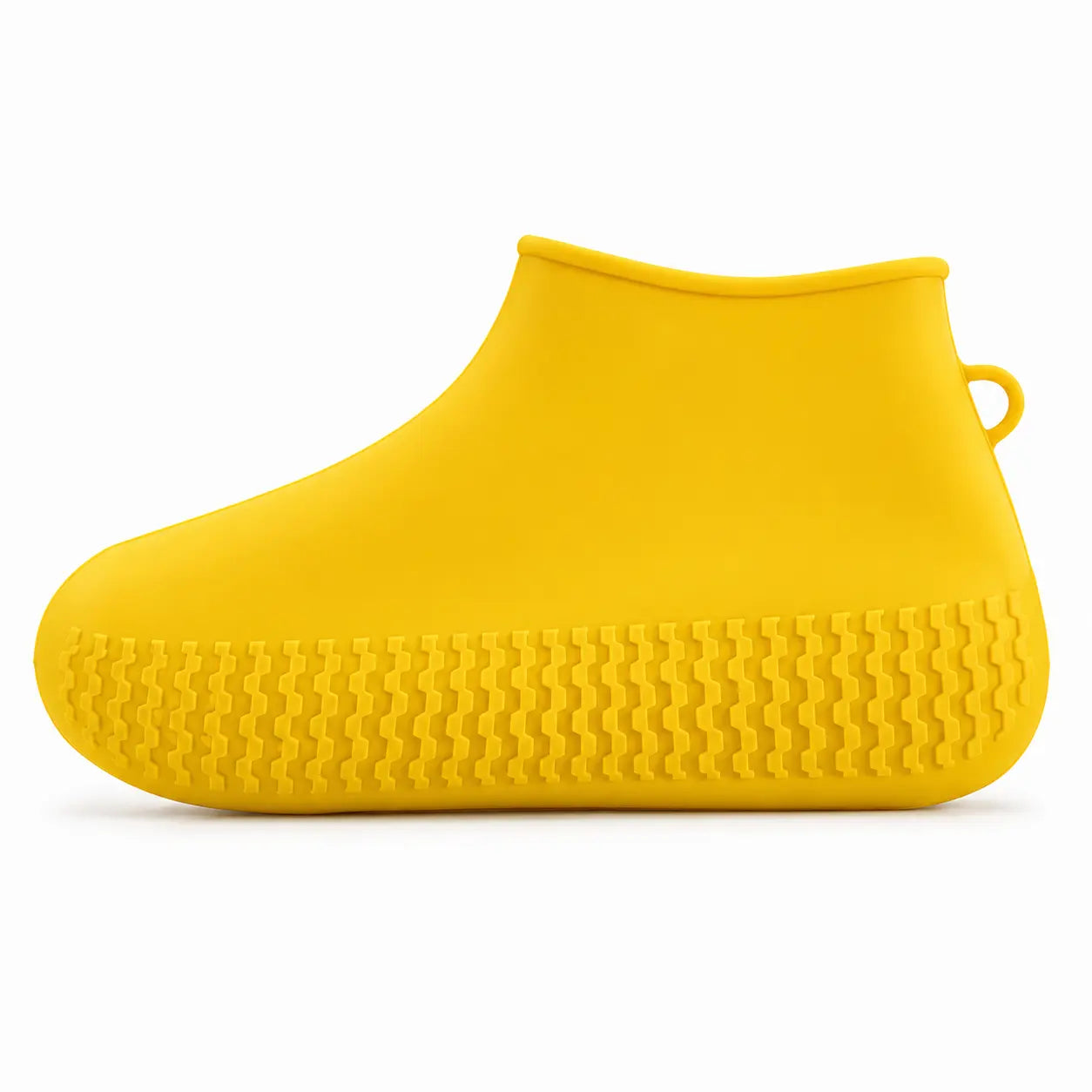 Side View of Non-Slip Silicone Waterproof Rain Shoe Cover with Anti-Slip Sole