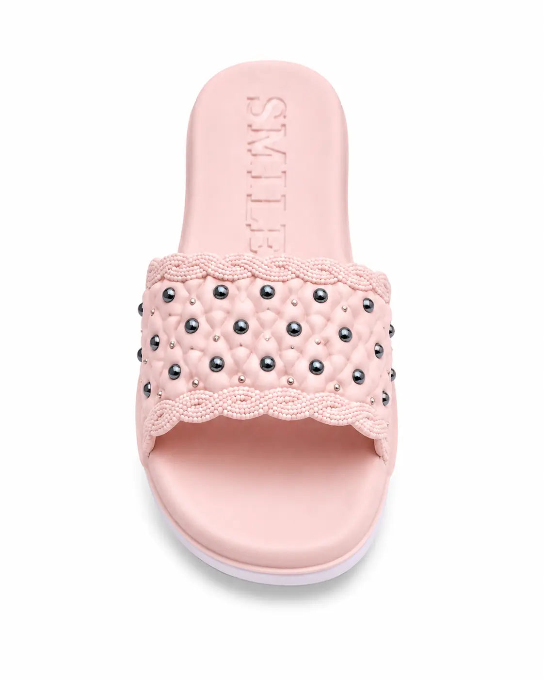 Smile 230 AA2 Women's Textured PVC Casual Slippers for Daily Comfort – Size 7