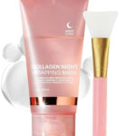 Medicube Collagen Night Wrapping Mask with applicator brush