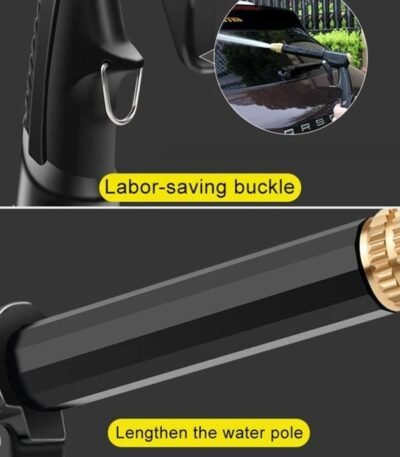 Ergonomic non-slip grip trigger handle of water spray gun