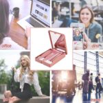 Makeup Brush Set with Mirror - 5 Piece Travel Eye Makeup Kit (Soft Synthetic Brushes) - Image 4