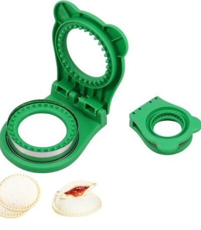 Pro stainless steel sandwich cutter and sealer for perfect round sandwiches and cookies