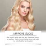 Keratin Purple Hair Care Mask with Collagen & Vitamin E - Image 4