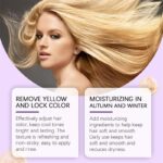 Keratin Purple Hair Care Mask with Collagen & Vitamin E - Image 5