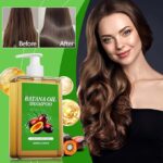 100% Batana Oil Shampoo bottle with pump for hair growth