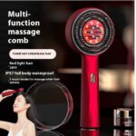 Electric Massage Comb Home Scalp Drain Comb Red Light Anti-slip Hair Care Multi-functional Massage Comb - Image 3