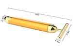 24K Gold Energy Beauty Bar - Electric Vibration Facial Massager - Image 6