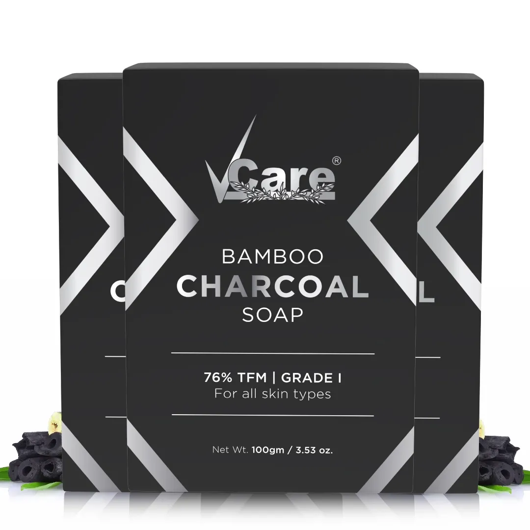 Bamboo-Charcoal-Soap-Pack-of-3 (1) Triple pack of luxury activated bamboo charcoal soap bars for deep skin cleansing.