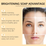 Kojic Acid Skin Whitening Soap for Dark Spot Removal - Pack of 4 - Image 4